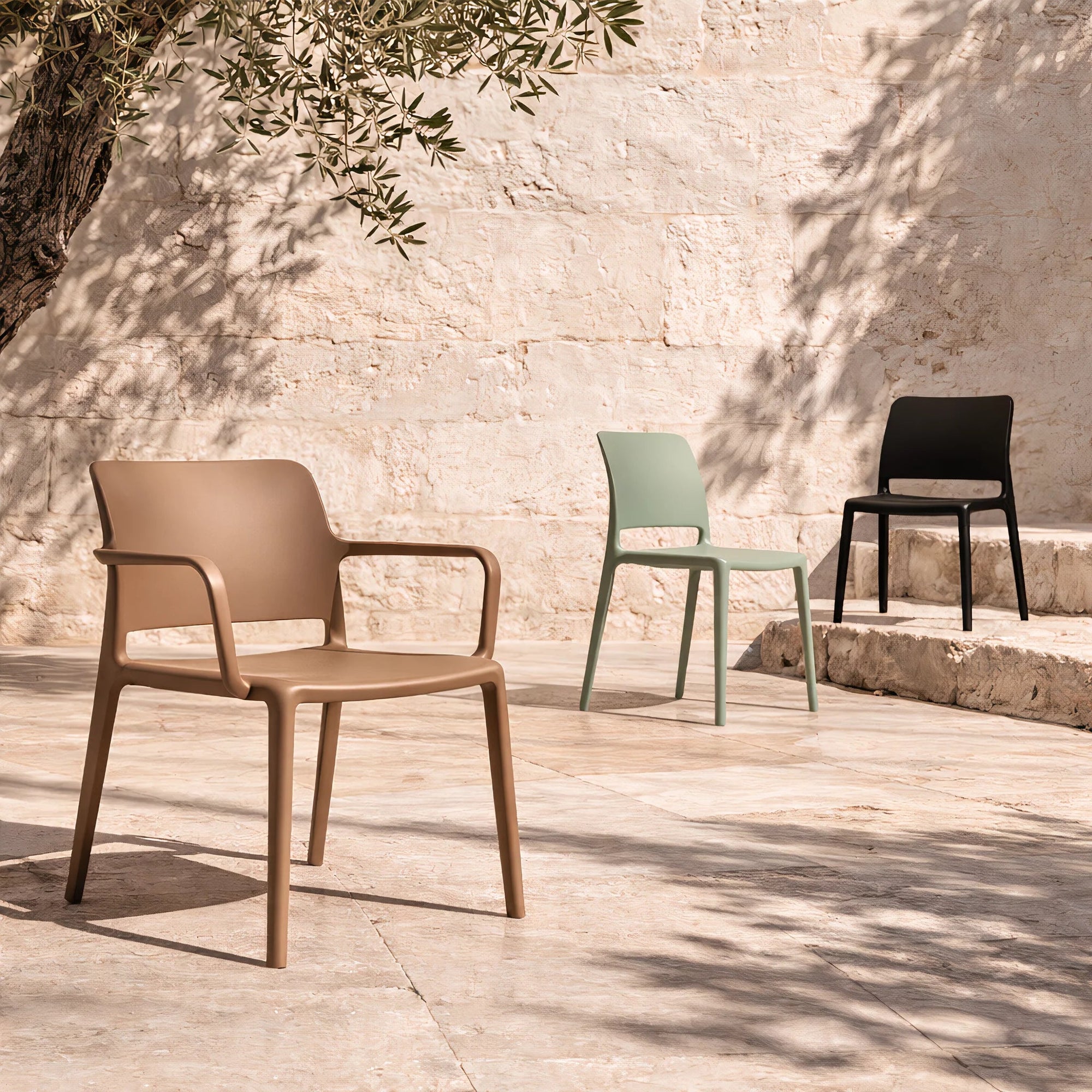 Pamela Stackable Dining Chair, Green - Dekor Butik