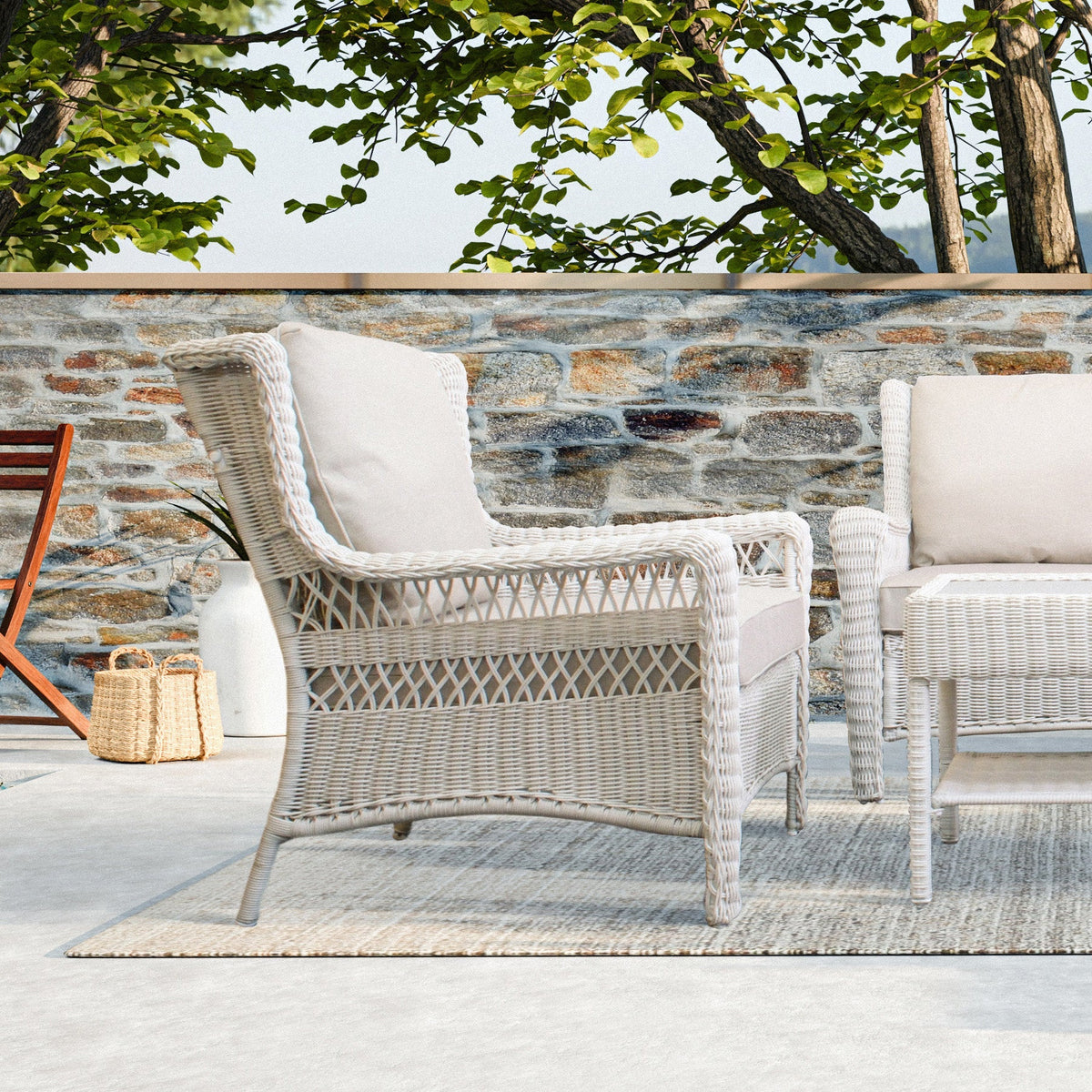 Club ChairPark Meadows Wicker Outdoor Club Chair - Dekor Butik