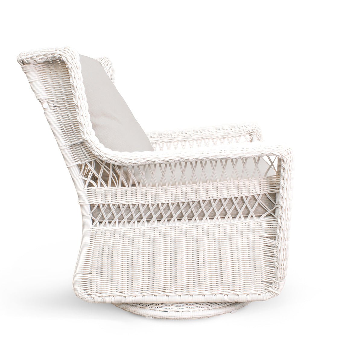Swivel ChairPark Meadows Wicker Outdoor Swivel Glider Chair - Dekor Butik