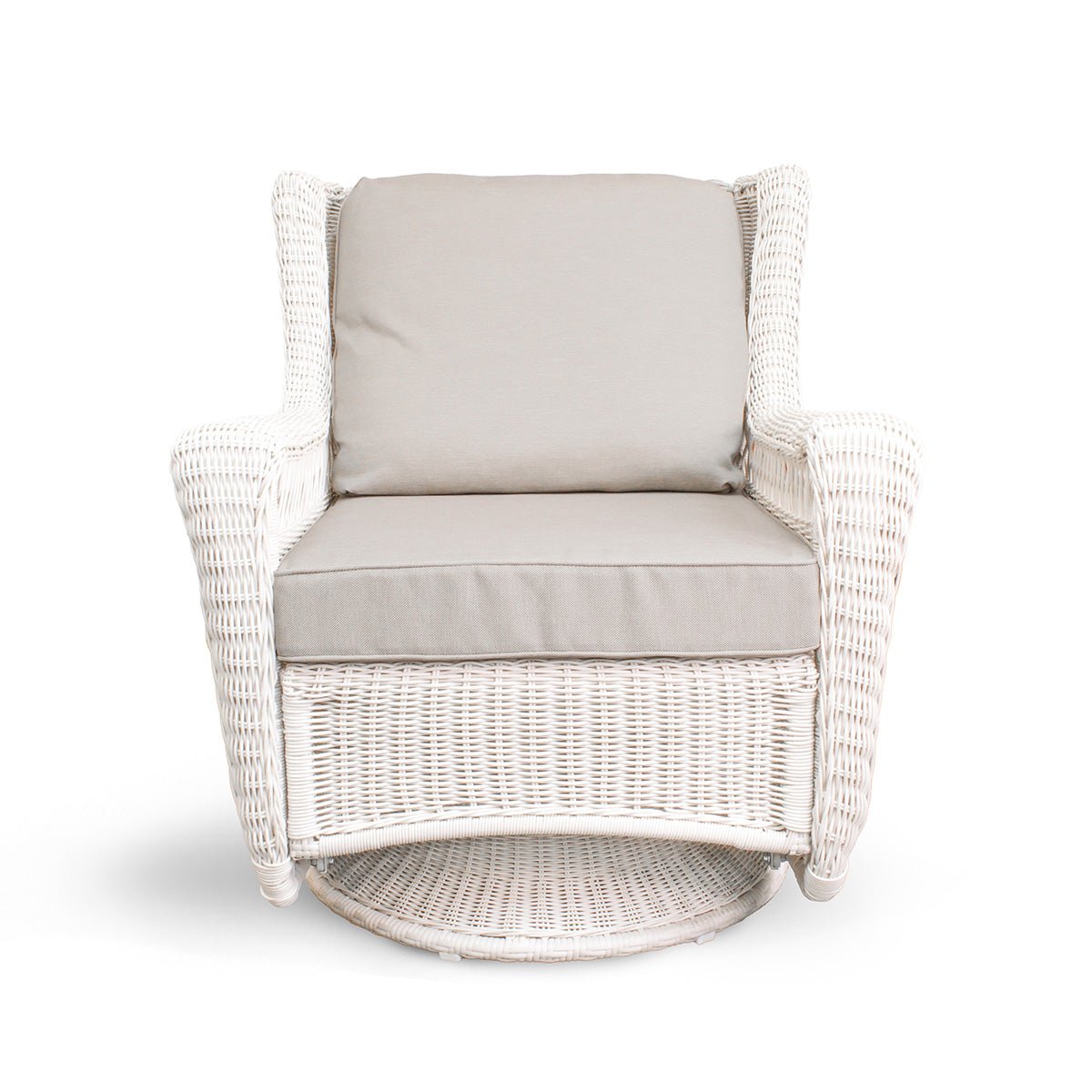 Swivel ChairPark Meadows Wicker Outdoor Swivel Glider Chair - Dekor Butik