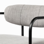 Parker Fabric Dining Armchair - 2 Colors - Dekor Butik