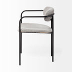 Parker Fabric Dining Armchair - 2 Colors - Dekor Butik