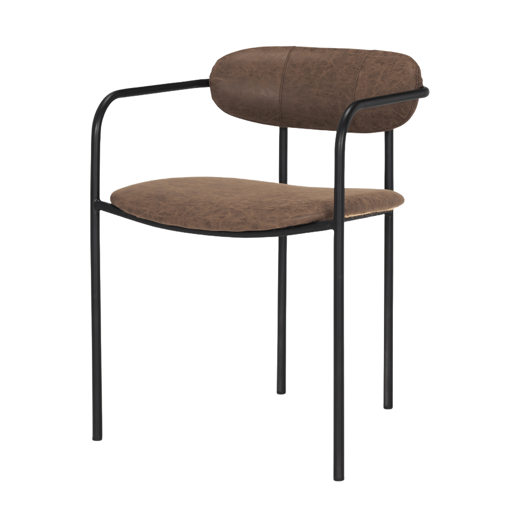 Dining ChairsParker Faux Leather Dining Chair - Dekor Butik