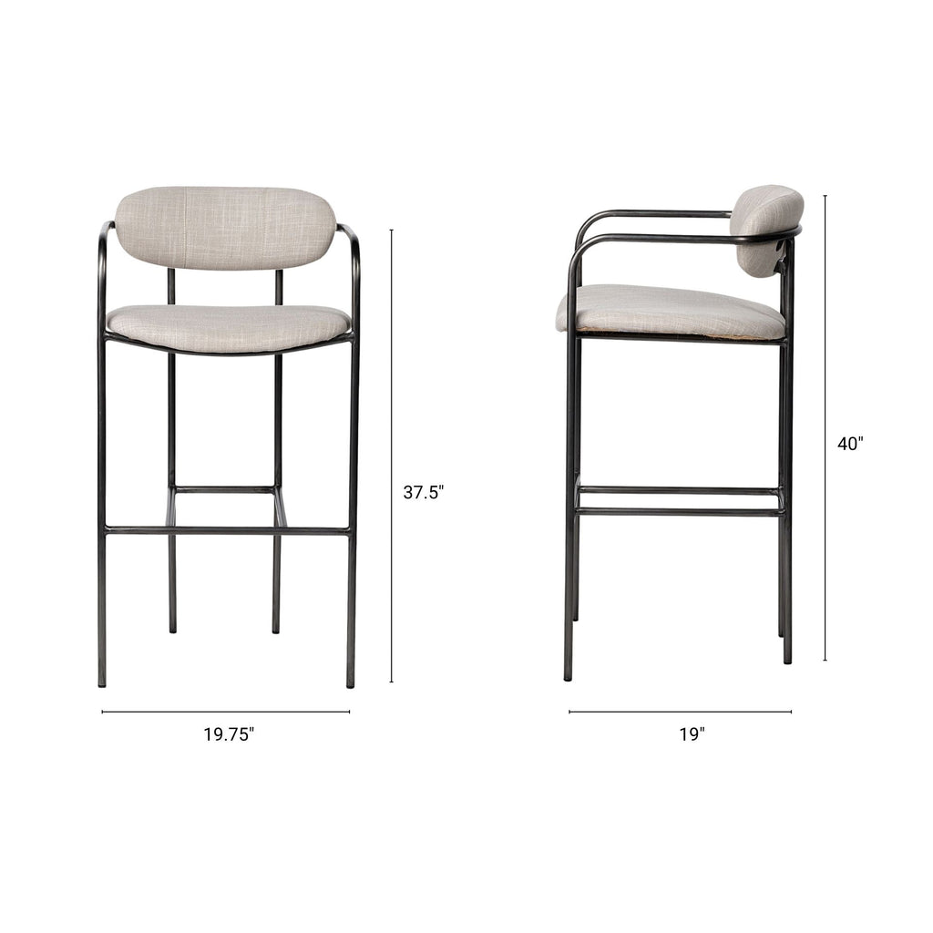 Parker III Bar Stool - 3 Colors - Dekor Butik