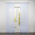 CurtainsParma Heavy Textured Linen Inspired Sheer Grommet Curtain 108"x 95" - Dekor Butik