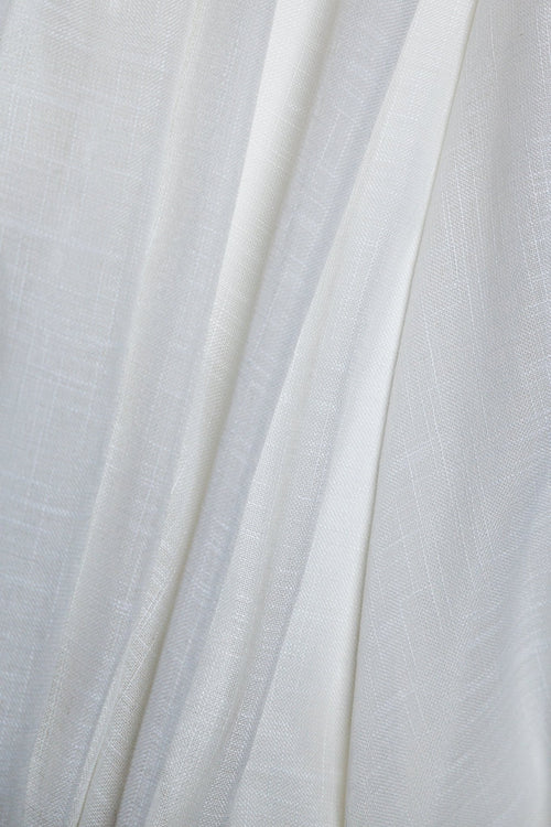 CurtainsParma Heavy Textured Linen Inspired Sheer Grommet Curtain 108"x 95" - Dekor Butik