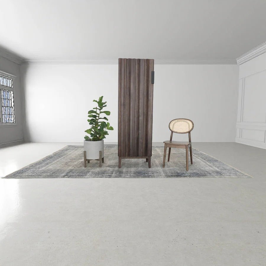 Patio Round Standing Pot - Natural Stone - Dekor Butik
