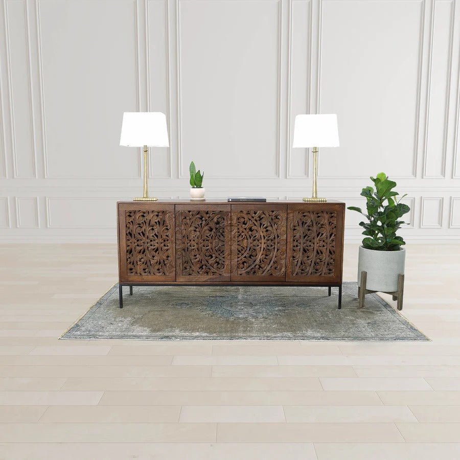 Patio Round Standing Pot - Natural Stone - Dekor Butik