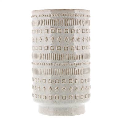 DecorPeru Vase, Ceramic - White - Dekor Butik