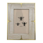 DecorPicture Frame, MOP Resin & Brass – 4x6 - Dekor Butik