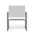 ChairPine Stainless Steel & Teak Outdoor Sling Chair - Dekor Butik