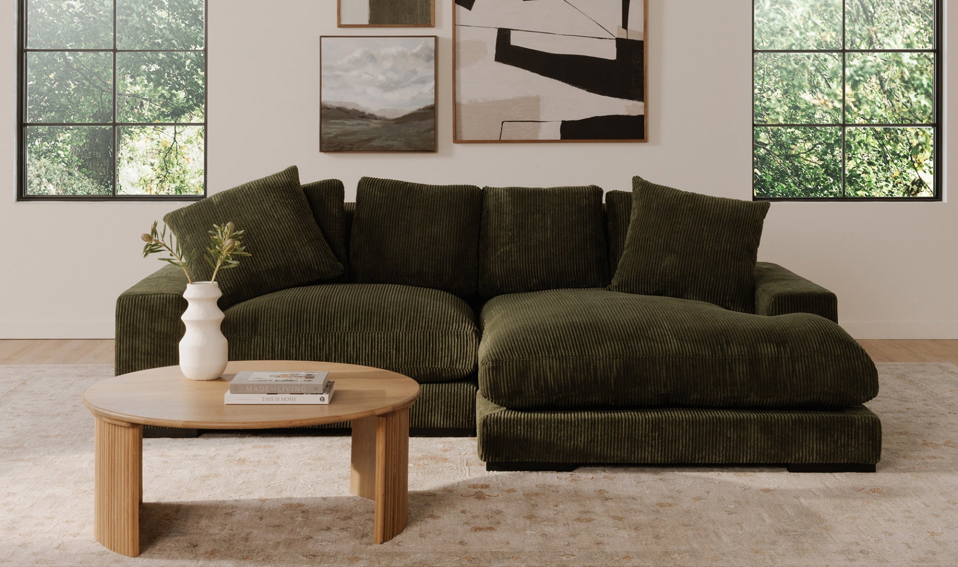 Plunge Sectional Sofa - 5 Colors - Dekor Butik