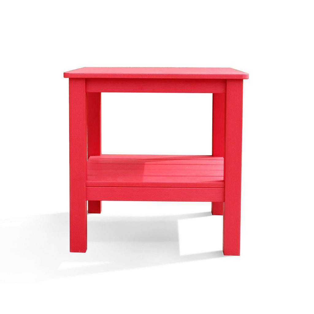 end tablesPolymer Outdoor End Table with Shelf - Dekor Butik