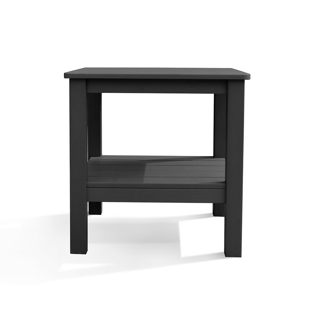 end tablesPolymer Outdoor End Table with Shelf - Dekor Butik