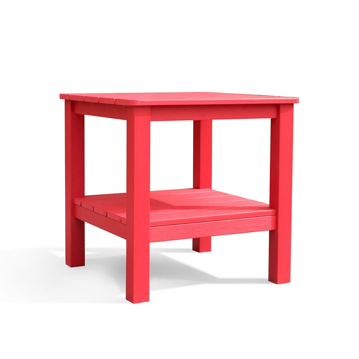 end tablesPolymer Outdoor End Table with Shelf - Dekor Butik