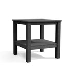 end tablesPolymer Outdoor End Table with Shelf - Dekor Butik