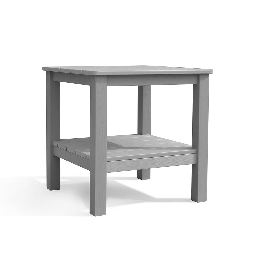 end tablesPolymer Outdoor End Table with Shelf - Dekor Butik