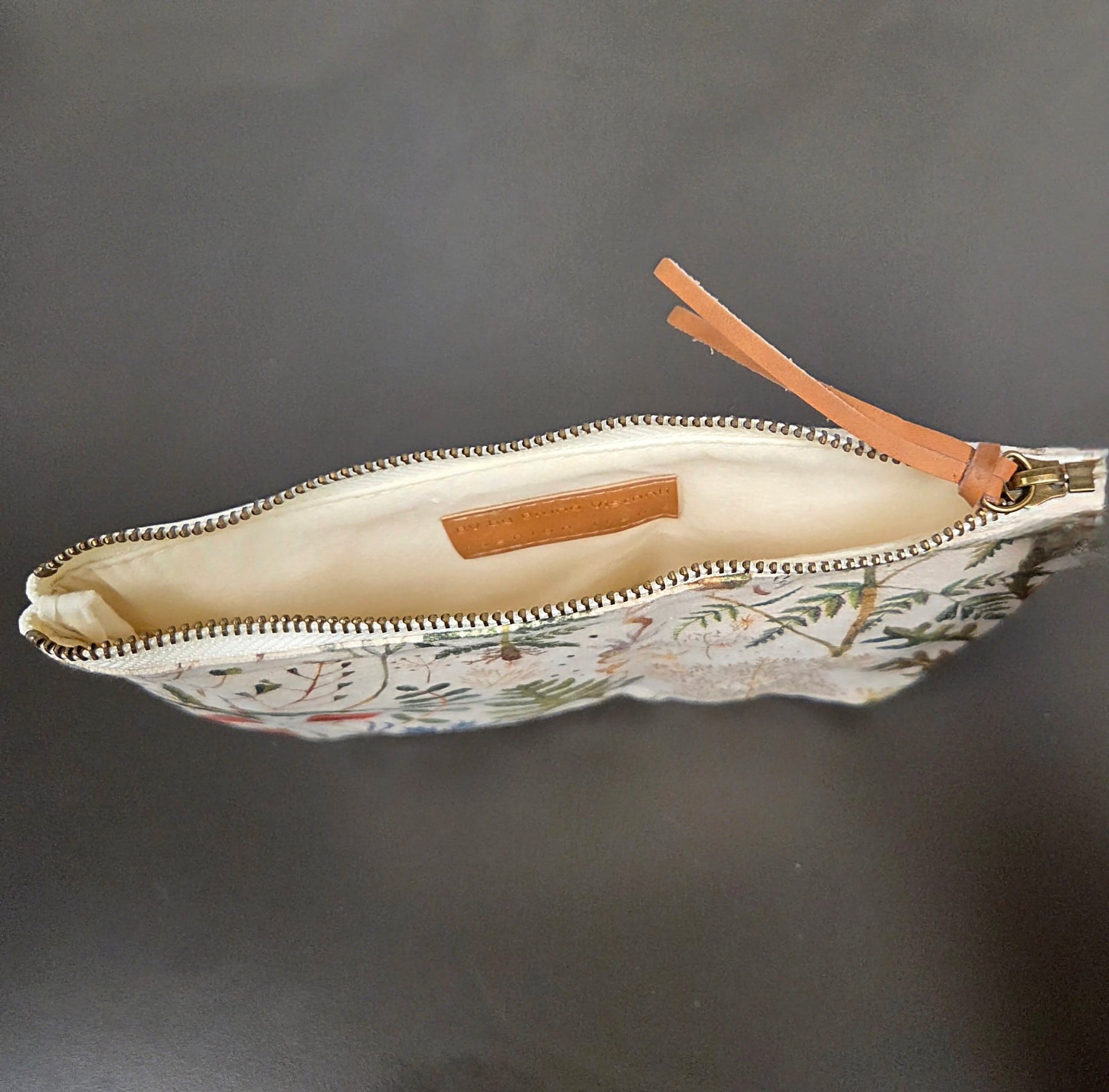 StationeryPouch - Greens and Flowers Handbag - Dekor Butik