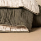 BeddingQuilted Bed Cover - Olive - Dekor Butik