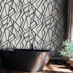 WallpaperRaised Geometric Wallpaper - Dekor Butik