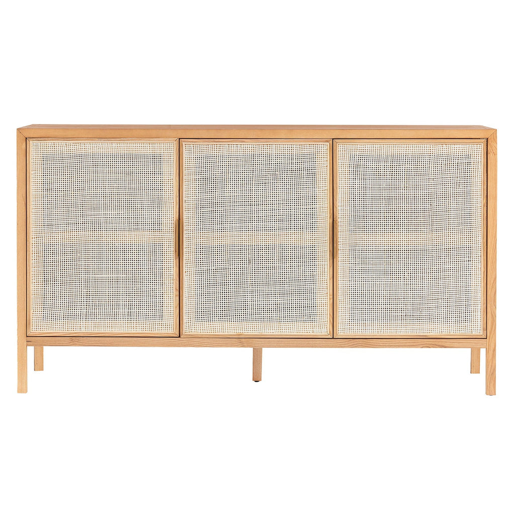 Rattan 3 Door Sideboard - Natural - Dekor Butik