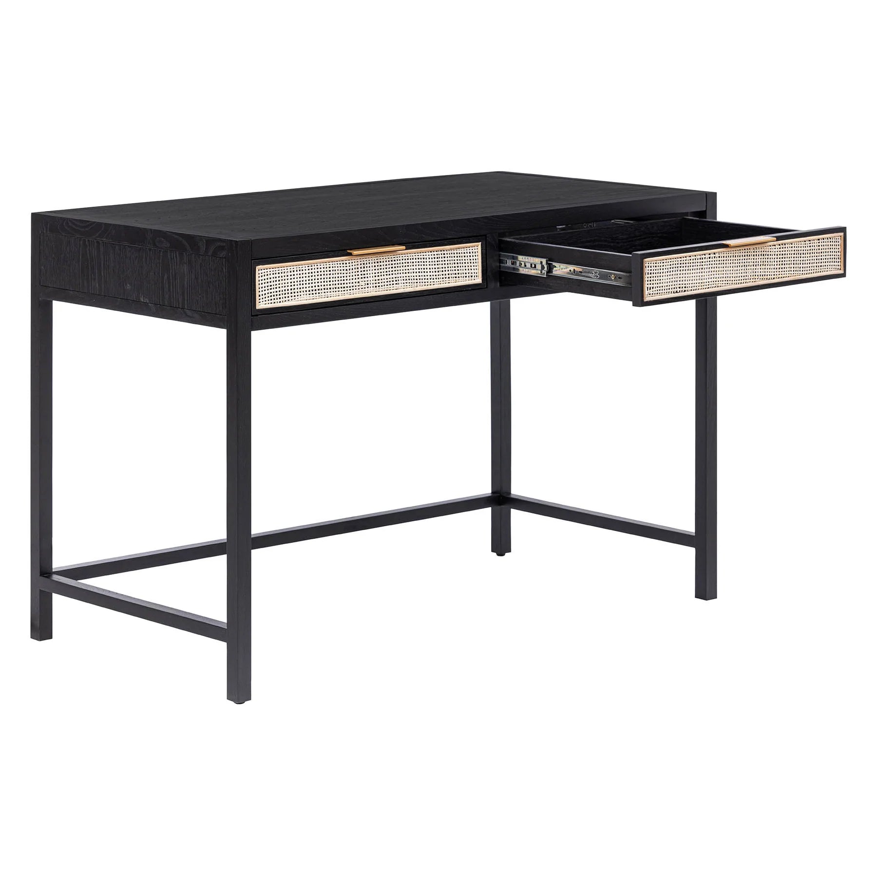 Rattan Desk - Ebony - Dekor Butik