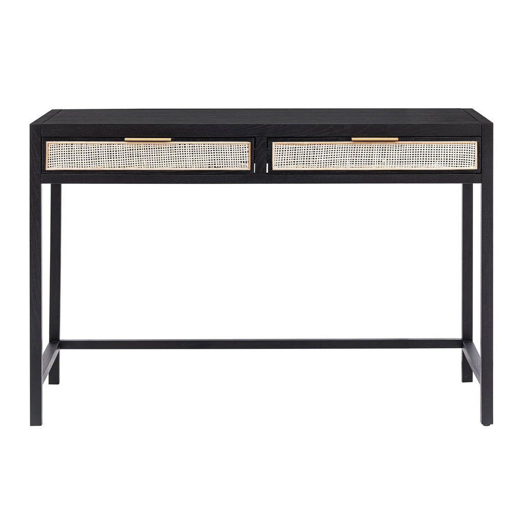 Rattan Desk - Ebony - Dekor Butik