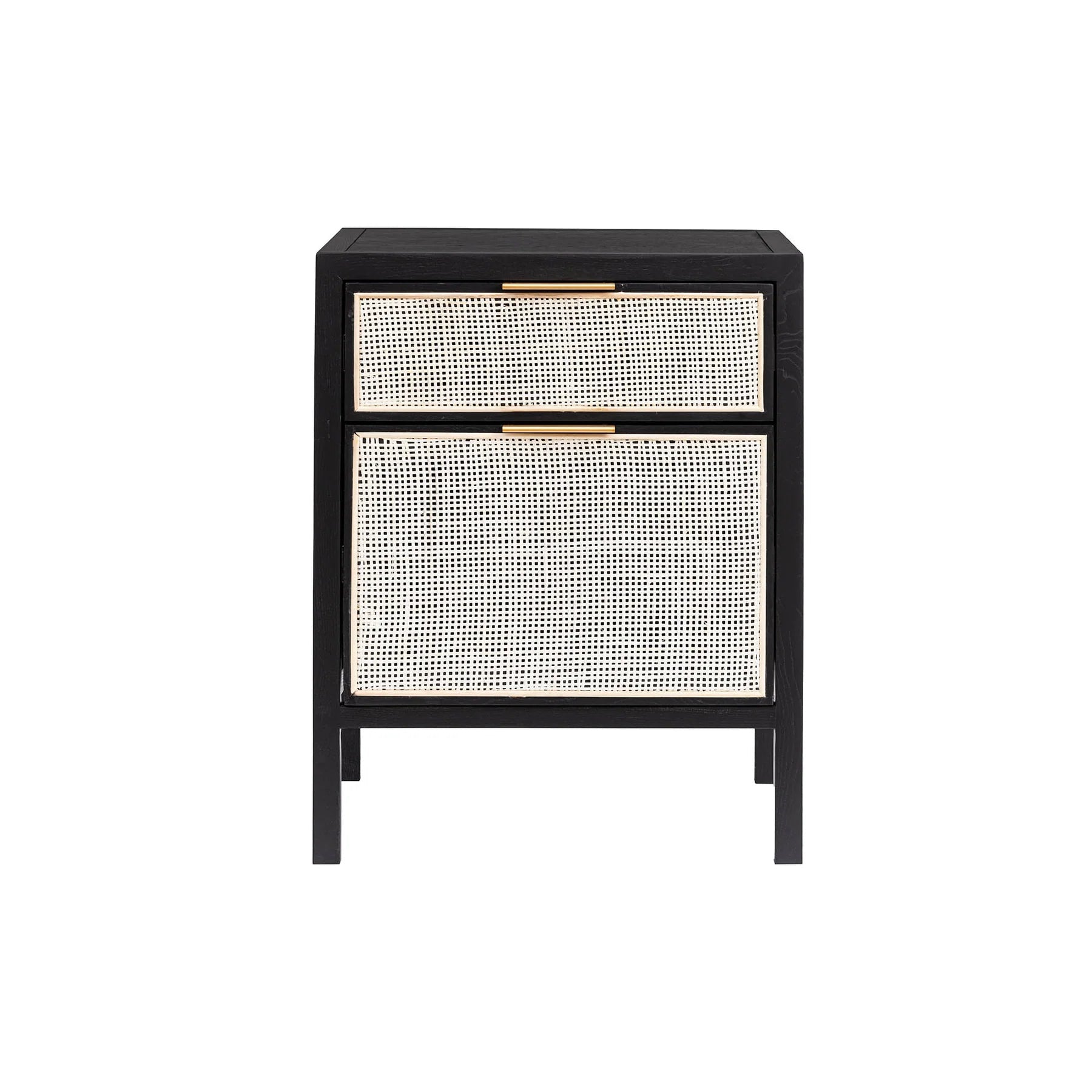 Rattan Filing Cabinet - Ebony - Dekor Butik