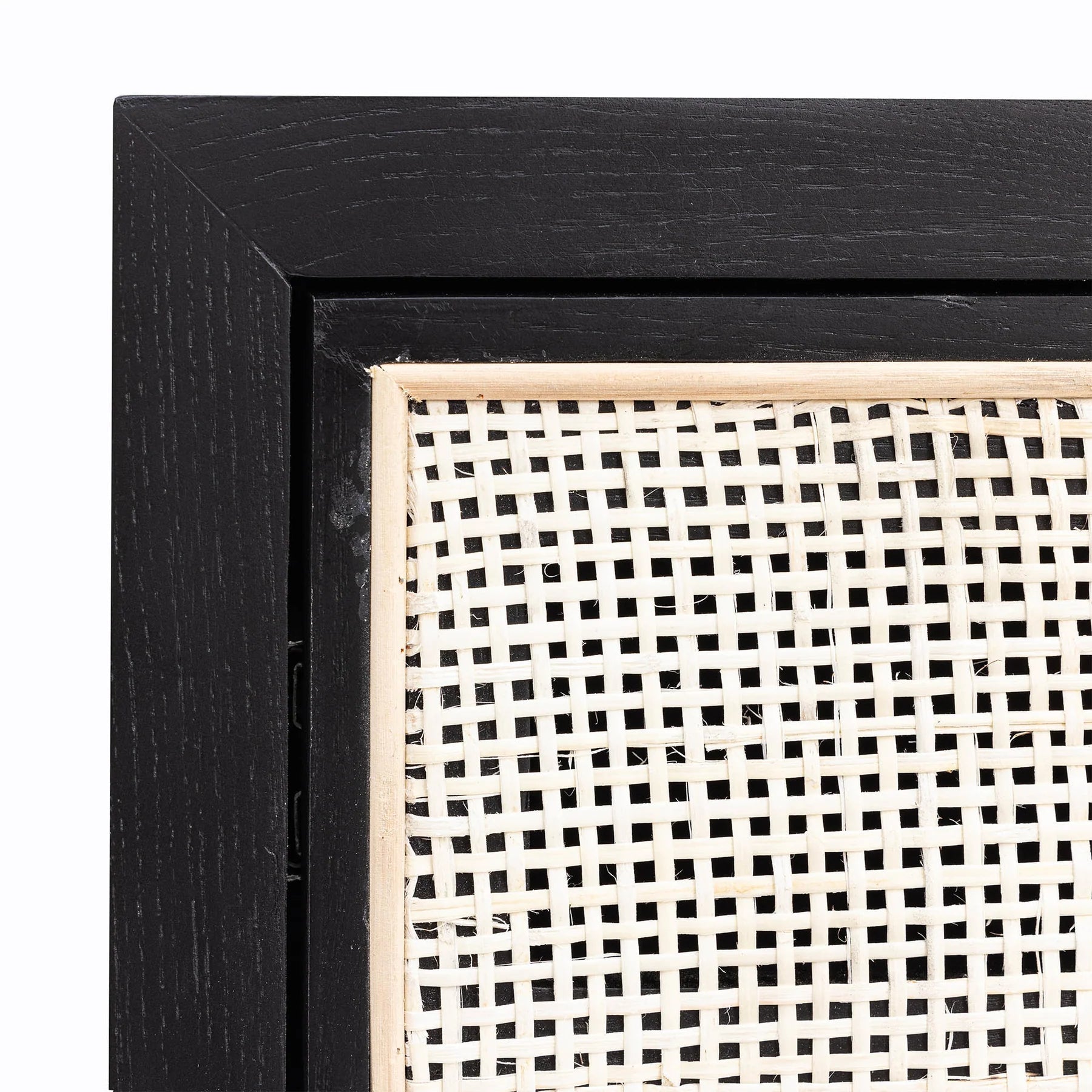 Rattan Filing Cabinet - Ebony - Dekor Butik