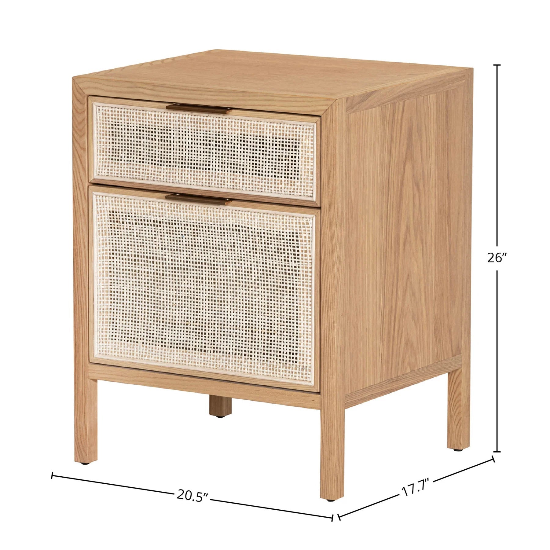 Rattan Filing Cabinet - Natural - Dekor Butik