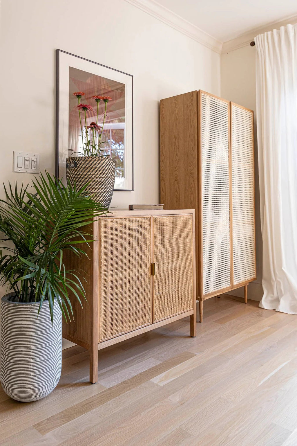 Rattan Small Sideboard - Natural - Dekor Butik