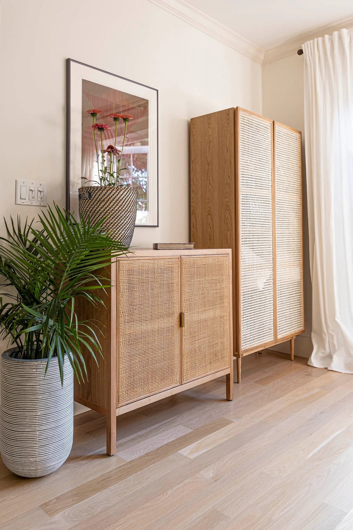 Rattan Small Sideboard - Natural - Dekor Butik