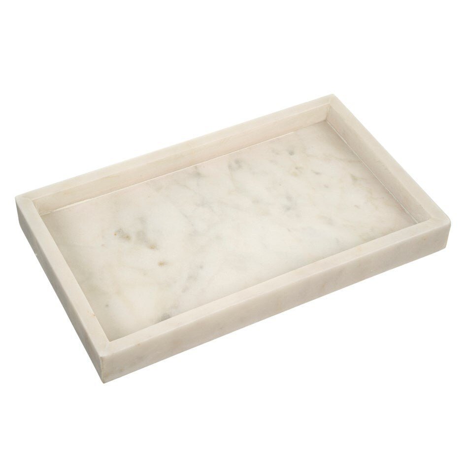 DecorRectangular Marble Tray - Dekor Butik
