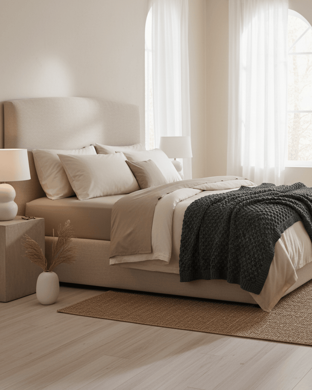 SheetsRefined Collection Sateen Fitted Sheet - Dekor Butik