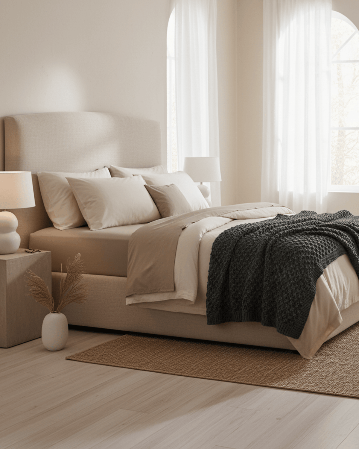 SheetsRefined Collection Sateen Fitted Sheet - Dekor Butik