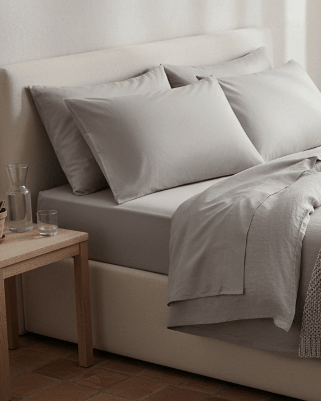 SheetsRefined Collection Sateen Fitted Sheet - Dekor Butik