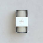 DecorRibbed Pillar Candle - Dekor Butik