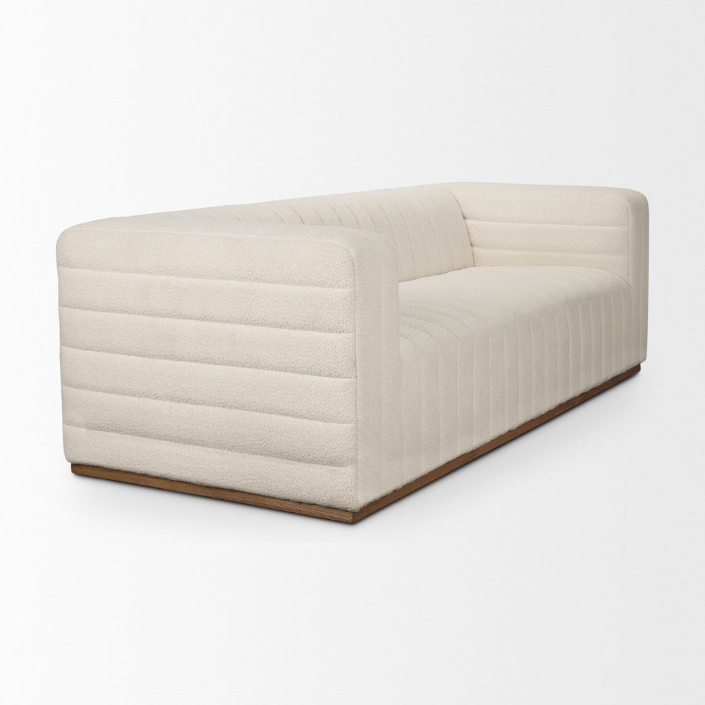 Ricciardo Cream Boucle 3 - Seater Sofa - Dekor Butik