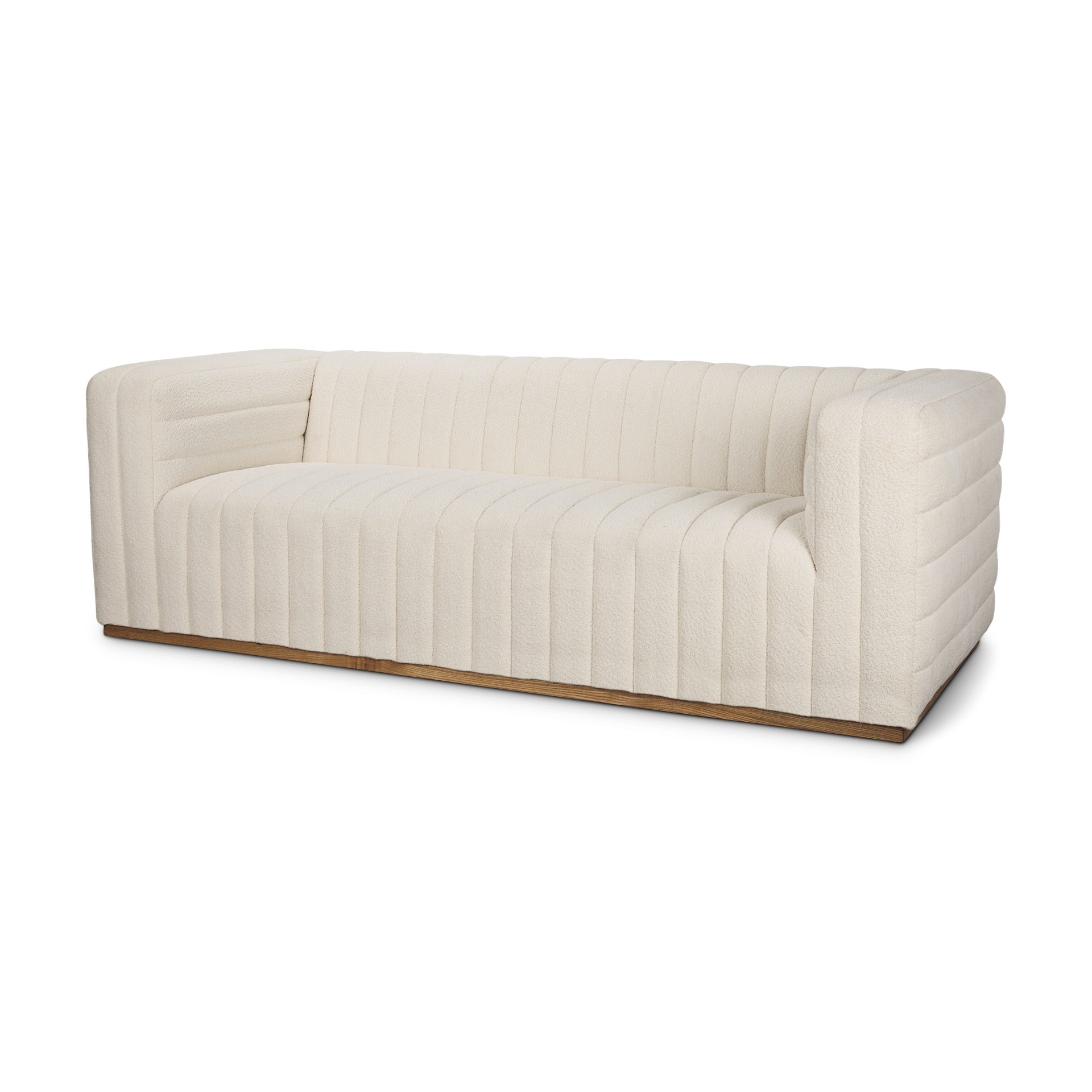 Ricciardo Cream Boucle 3 - Seater Sofa - Dekor Butik
