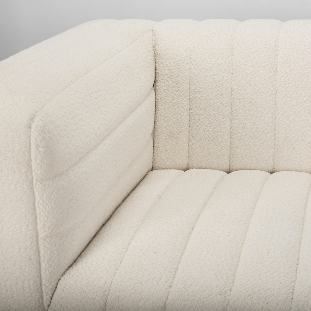 Ricciardo Cream Boucle 3 - Seater Sofa - Dekor Butik