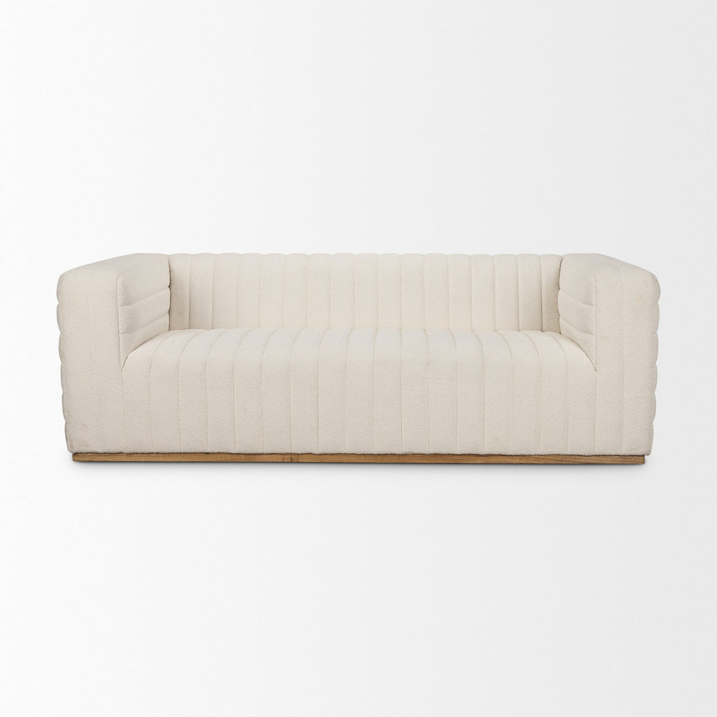 Ricciardo Cream Boucle 3 - Seater Sofa - Dekor Butik