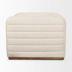 Ricciardo Cream Boucle Upholstered Arm Chair - Dekor Butik