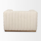 Ricciardo Cream Boucle Upholstered Arm Chair - Dekor Butik