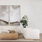 Ricciardo Cream Boucle Upholstered Arm Chair - Dekor Butik