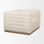 Ricciardo Cream Boucle Upholstered Arm Chair - Dekor Butik