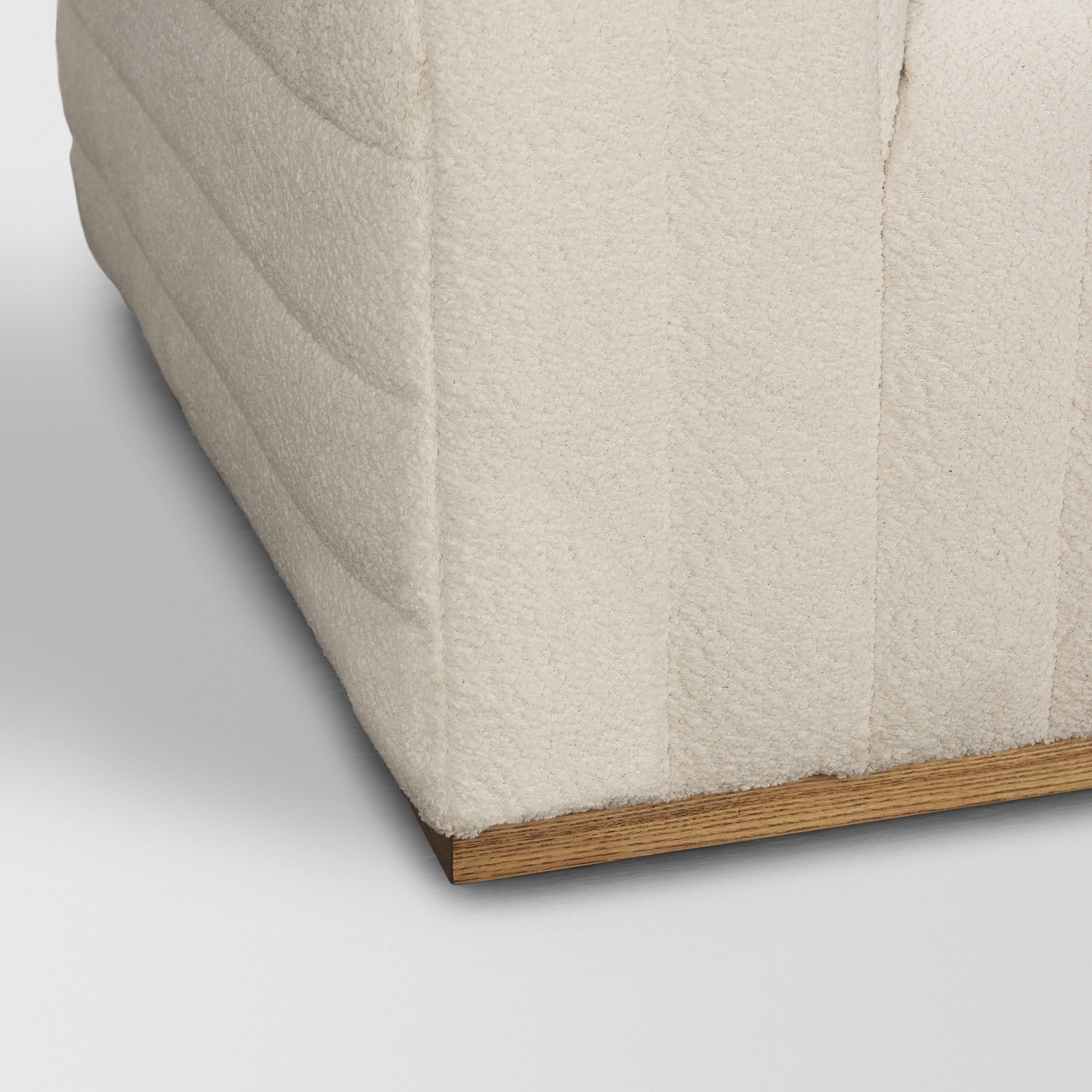 Ricciardo Cream Boucle Upholstered Arm Chair - Dekor Butik