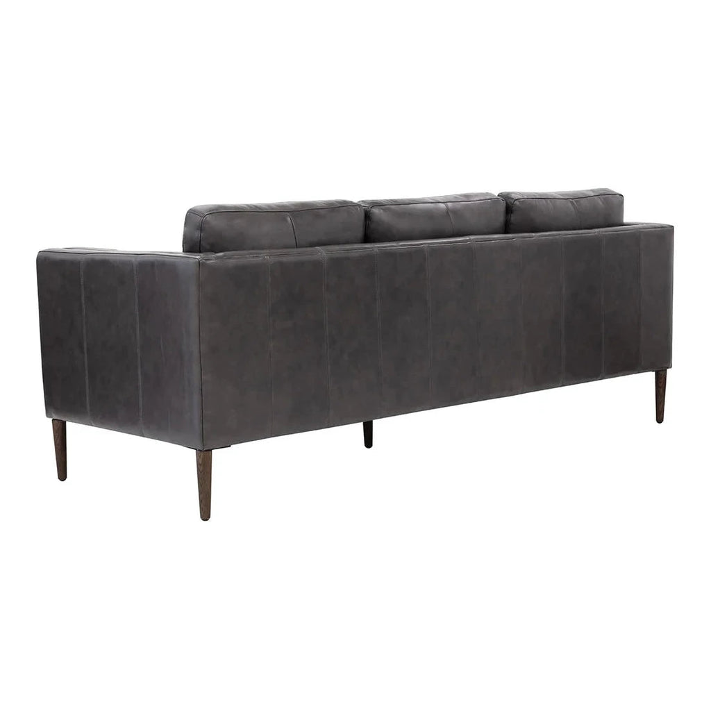 FurnitureRichmond Sofa - Charcoal Top Grain Leather - FLOOR MODEL SALE - PICK UP OR LOCAL DELIVERY ONLY - Dekor Butik