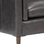 FurnitureRichmond Sofa - Charcoal Top Grain Leather - FLOOR MODEL SALE - PICK UP OR LOCAL DELIVERY ONLY - Dekor Butik