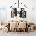 Ronald Fabric Dining Chair - Dekor Butik