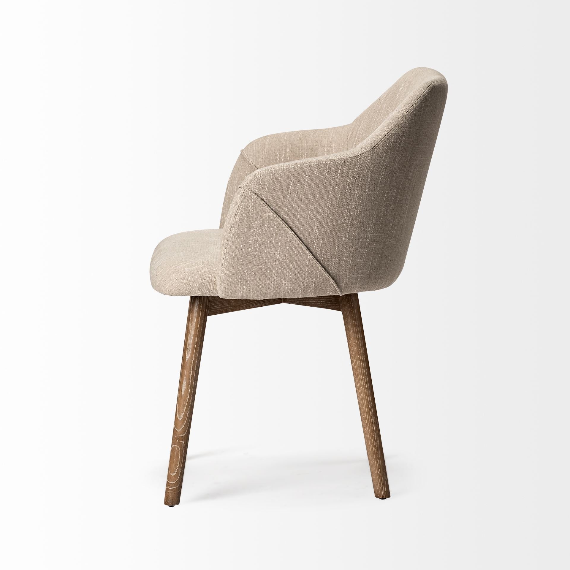 Ronald Fabric Dining Chair - Dekor Butik